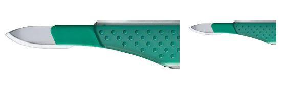 БЕЗПЕЧНИЙ ОДНОРАЗОВИЙ СКАЛЬПЕЛЬ З КАРБОНОВИМ ЛЕЗОМ №13